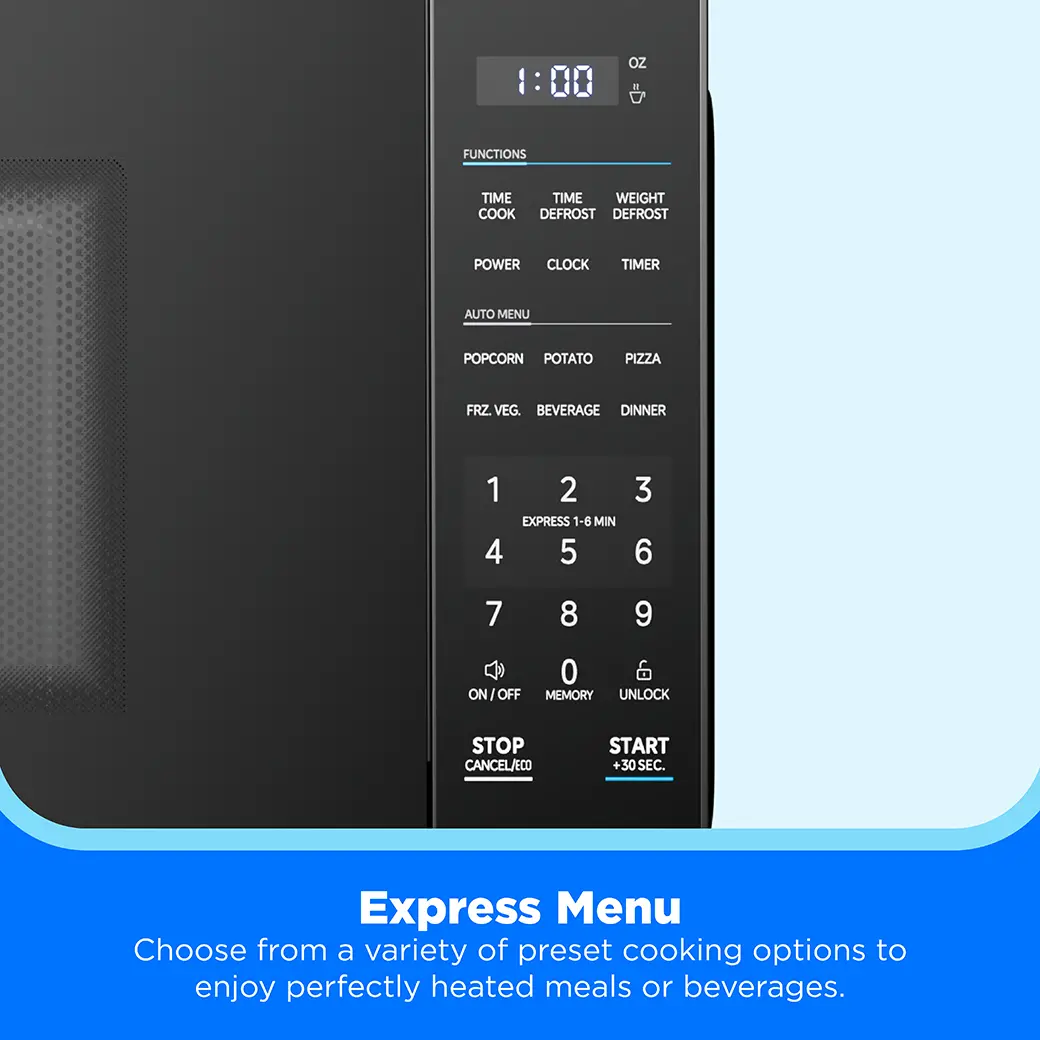 1.1 cu. ft. Countertop Microwave Oven (Black) MMC11S2BBB
