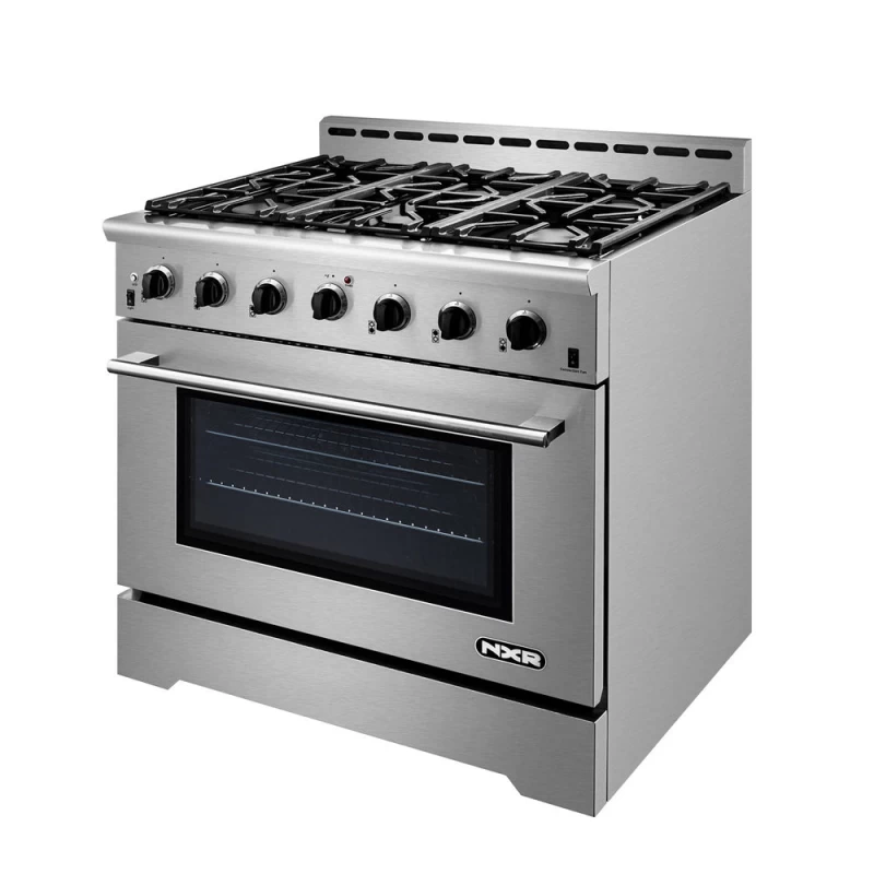 MM Series Dual Fuel Range- 6 German Sealed Burner with Convection Oven, 48 inch MMD4811