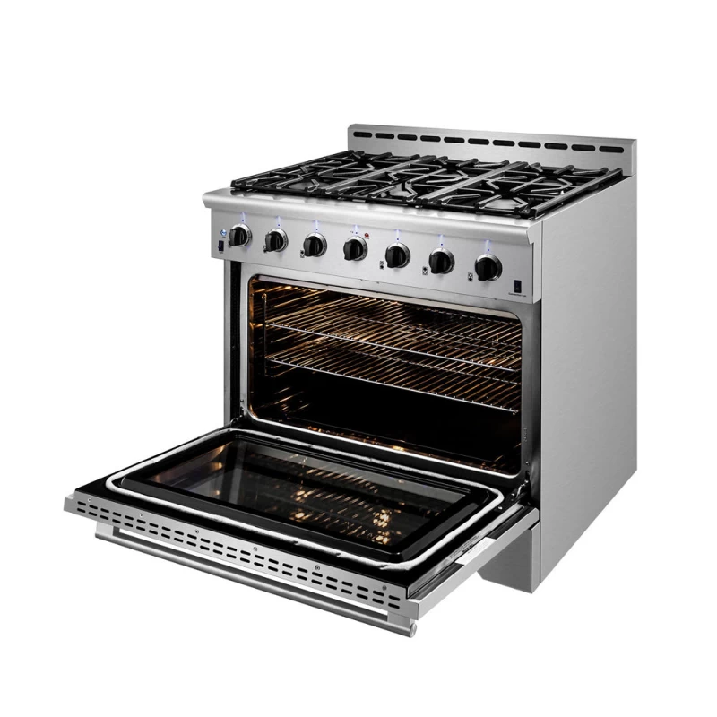 MM Series Dual Fuel Range- 6 German Sealed Burner with Convection Oven, 48 inch MMD4811