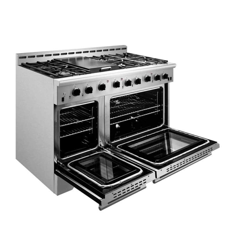 MM Series Dual Fuel Range- 6 German Sealed Burner with Convection Oven, 48 inch MMD4811