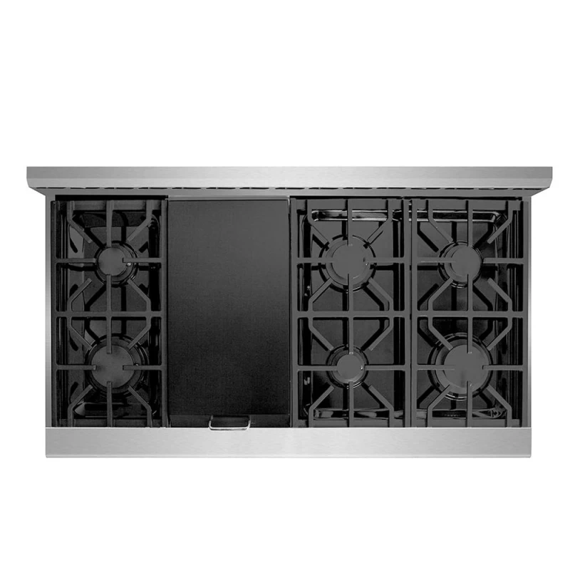 MM Series Dual Fuel Range- 6 German Sealed Burner with Convection Oven, 48 inch MMD4811