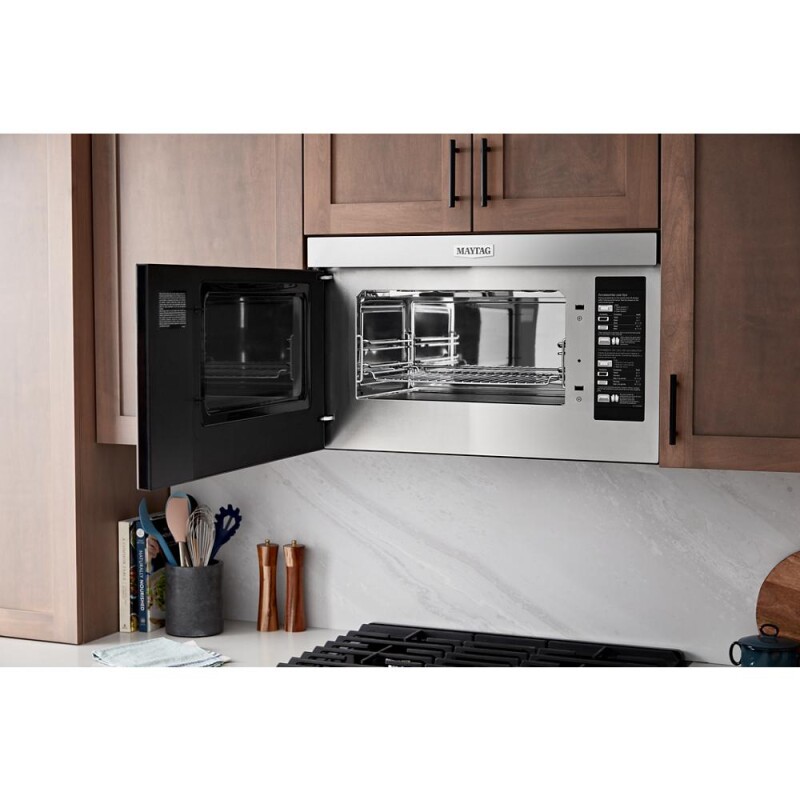 Flush Mount Microwave-Toaster Oven Combo - 1.1 Cu. Ft. MMMF8030PZ