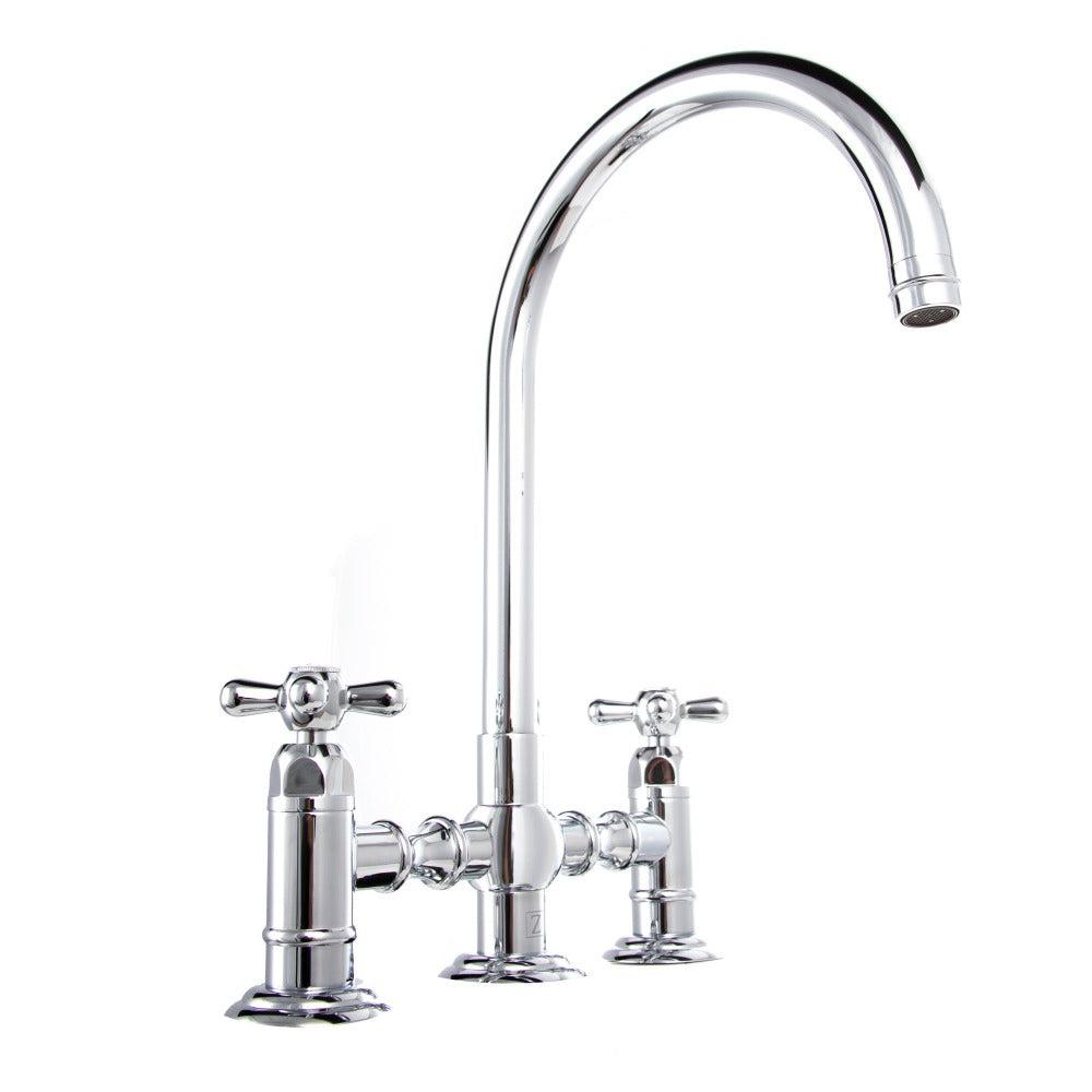 Mona Kitchen Faucet And Side Sprayer In Chrome MNAKFCH