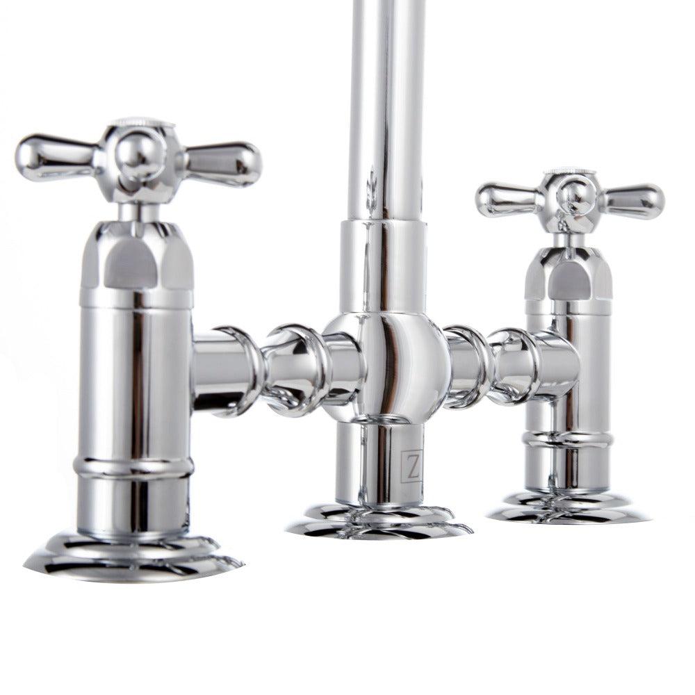 Mona Kitchen Faucet And Side Sprayer In Chrome MNAKFCH