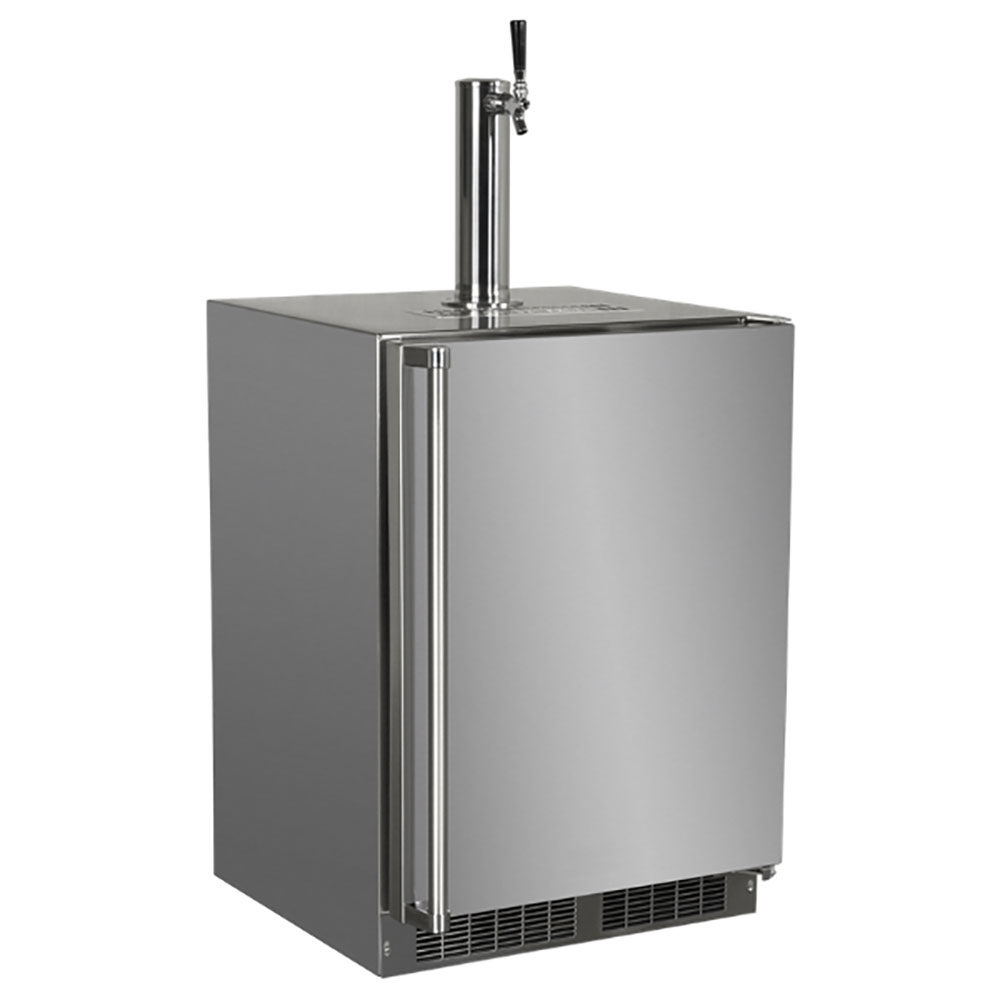 24-in Outdoor Built-in Dispenser with Twin Wine & Beverage Tap - TWIN WINE MOKR124SSD1A