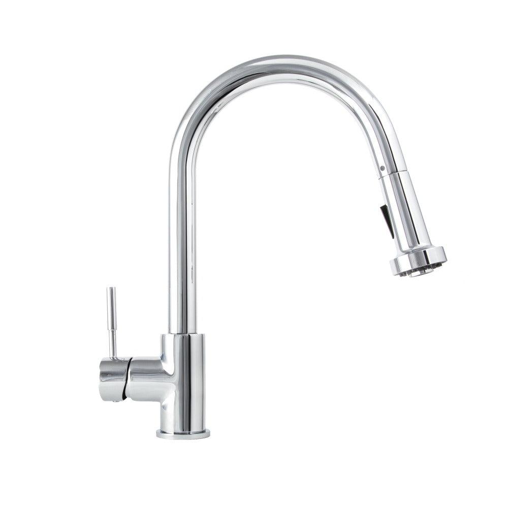 Monet Pull Down Single Handle Kitchen Faucet In Chrome MONKFCH