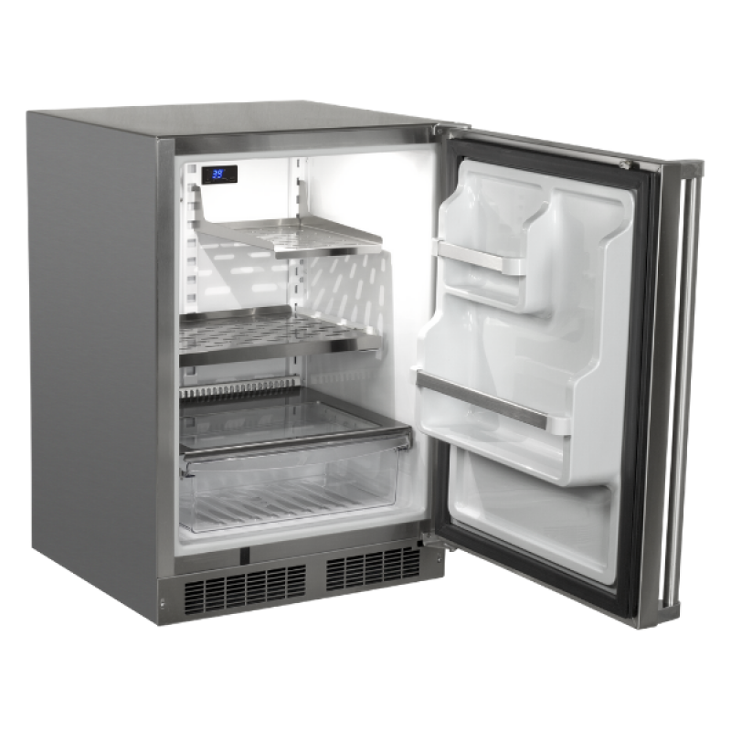 24-In Outdoor Built-In Refrigerator With Door Storage And Maxstore Bin MORE224SS41A
