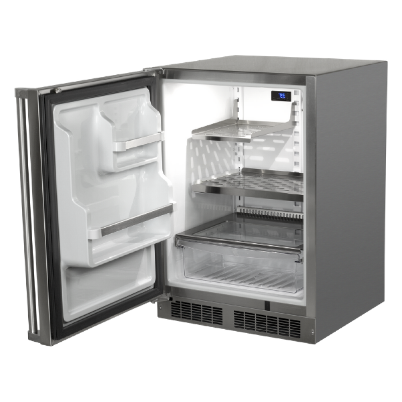 24-In Outdoor Built-In Refrigerator With Door Storage And Maxstore Bin MORE224SS51A