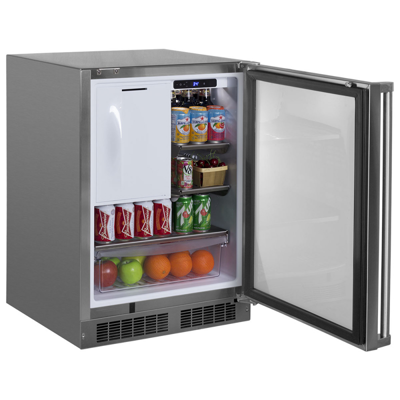 24-in Outdoor Refrigerator With Crescent Ice Maker MORI224SS31A