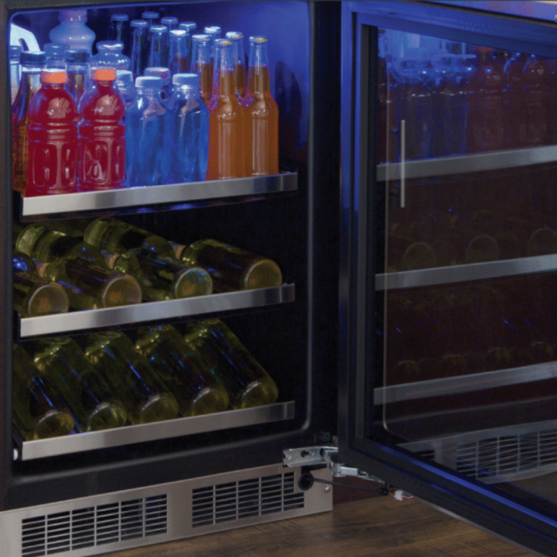 24-In Professional Built-In Beverage Center With Reversible Hinge view 3