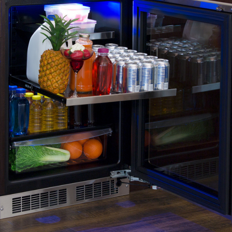24-In Professional Built-In Refrigerator With 3-In-1 Convertible Shelf, Maxstore Bin And Reversible Hinge MPRE424SG31A