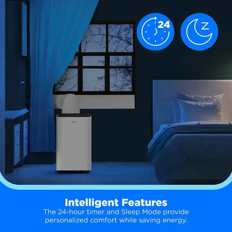 10,000 BTU DOE Smart Portable Air Conditioner, for spaces up to 450 sq. ft. MPX1011CWRU