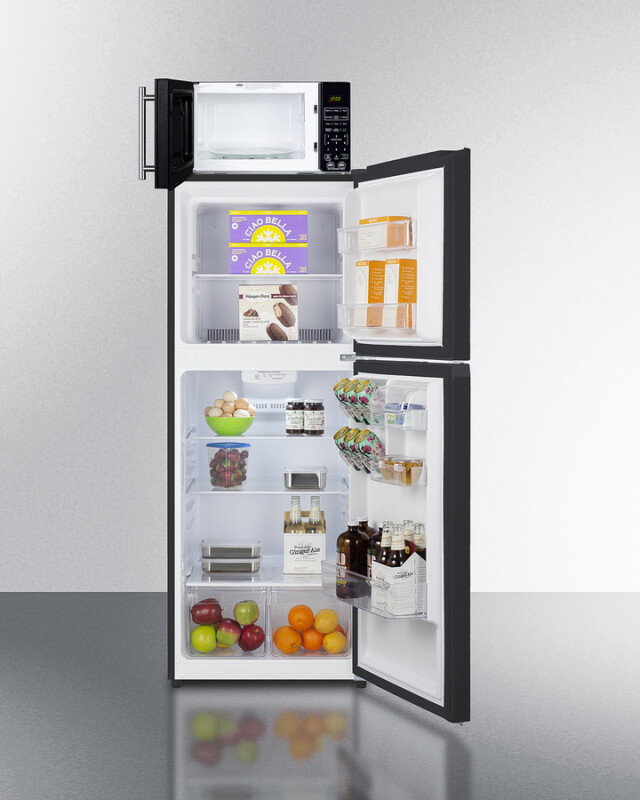 Microwave/Refrigerator-Freezer Combination with Allocator MRF1087BA