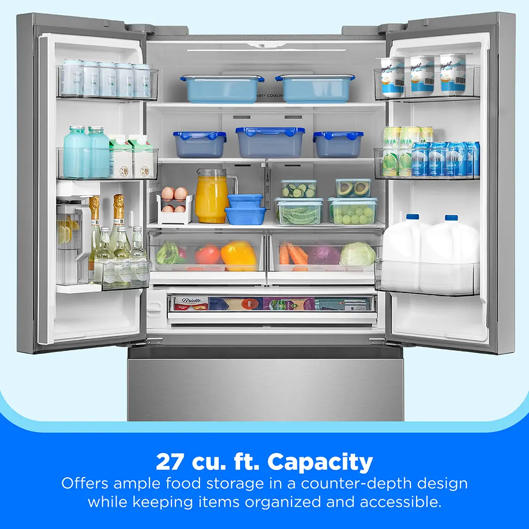 27 cu. ft. Counter-Depth French Door Refrigerator with AutoFill Water Pitcher MRF27I6BST