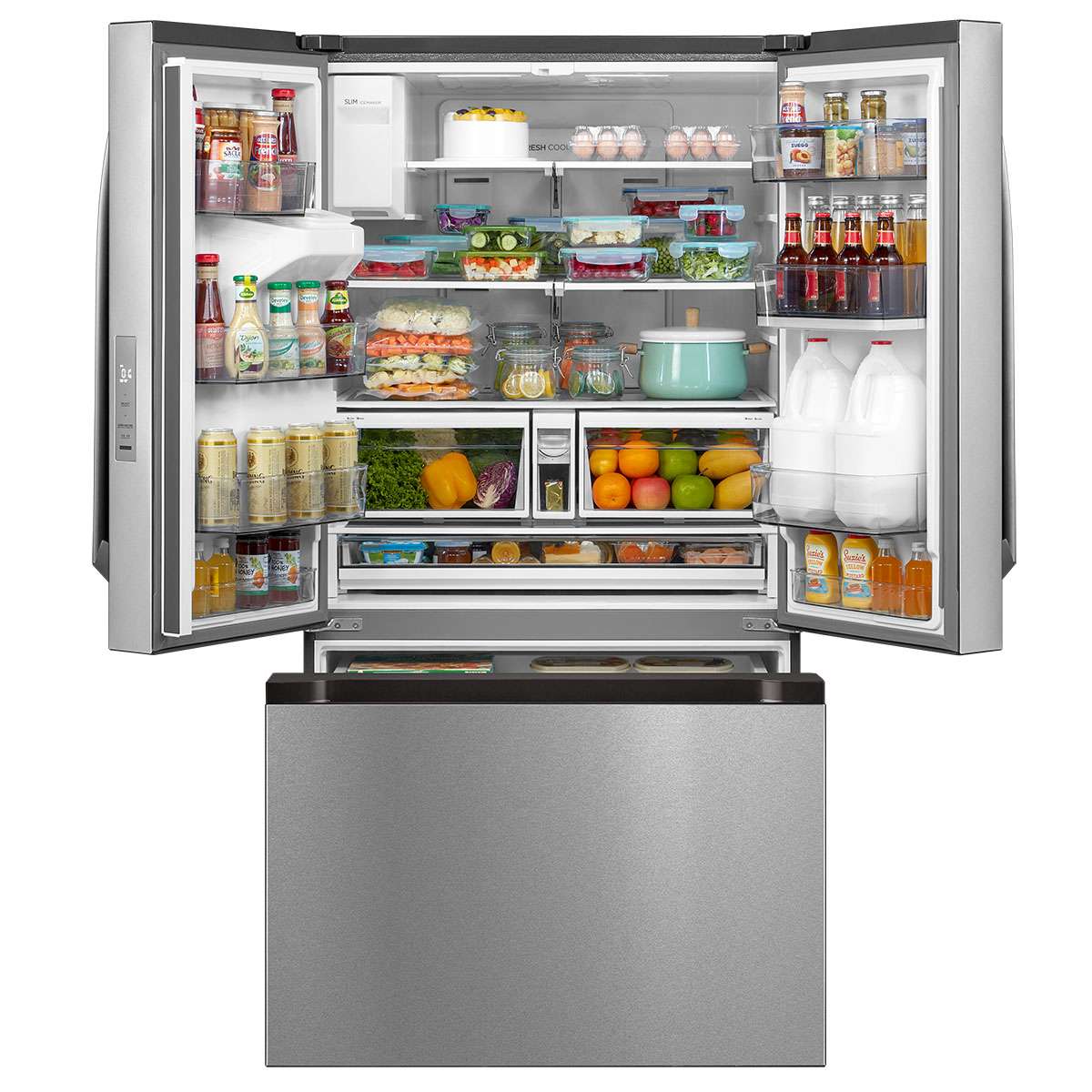 29.3 Cu. Ft. Standard Depth Dual Ice 3-Door French Door Refrigerator MRF29D6AST