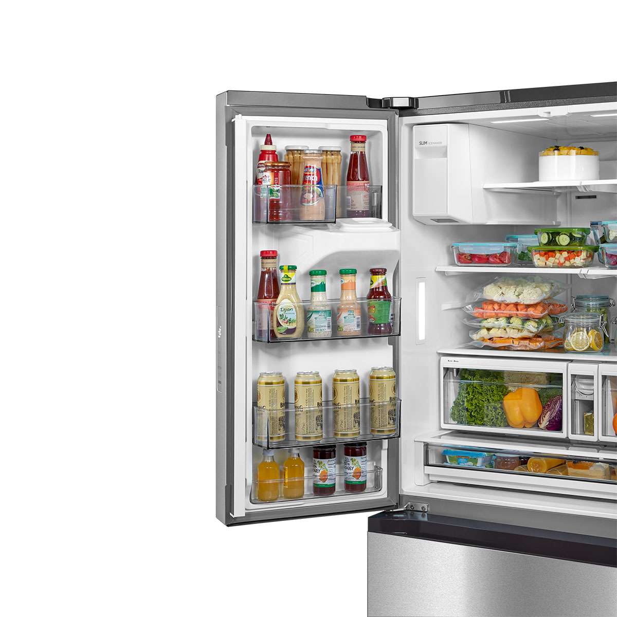 29.3 Cu. Ft. Standard Depth Dual Ice 3-Door French Door Refrigerator MRF29D6AST