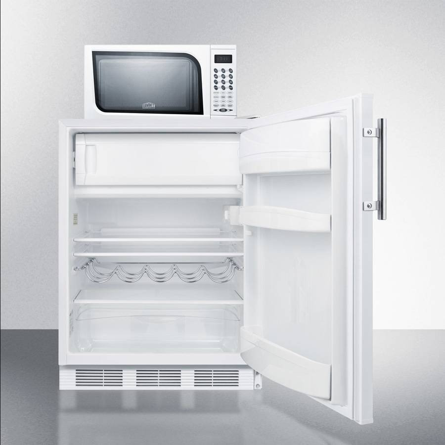 Microwave/Refrigerator-Freezer Combination MRF661