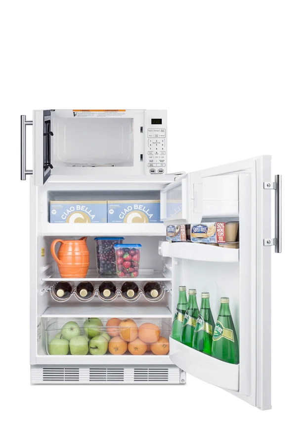 Microwave/Refrigerator-Freezer Combination with Allocator MRF661WA