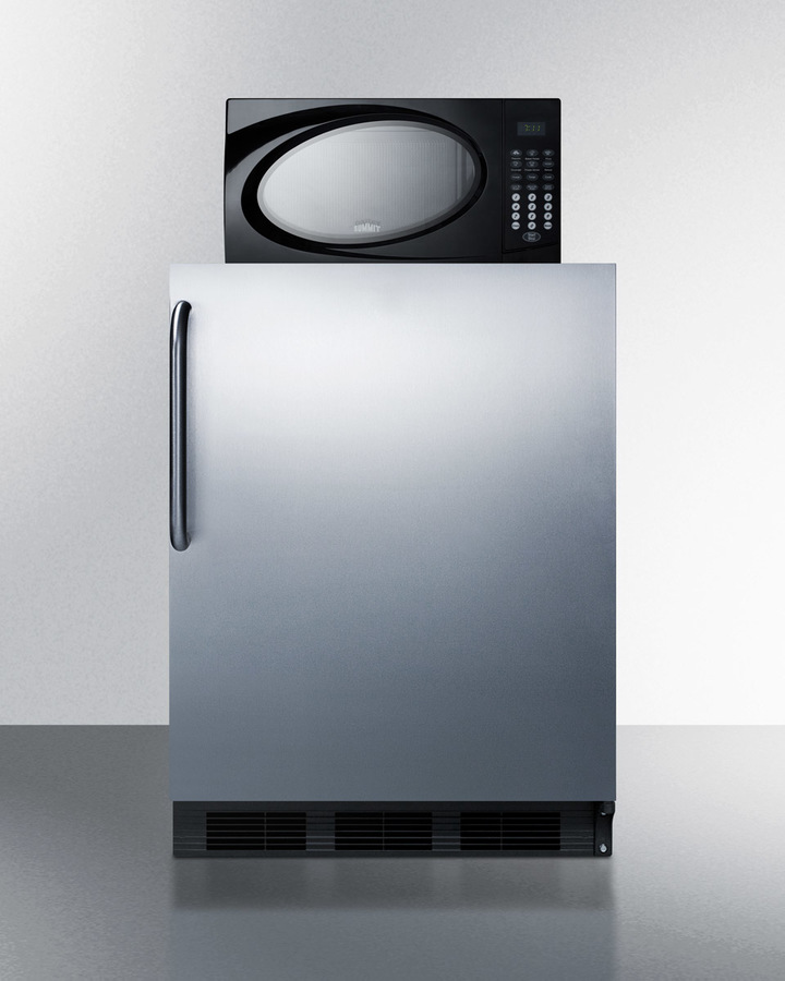 Microwave/Refrigerator-Freezer Combination MRF663BSSTB
