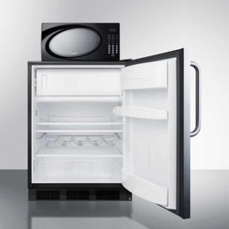 Microwave/Refrigerator-Freezer Combination MRF663BSSTB