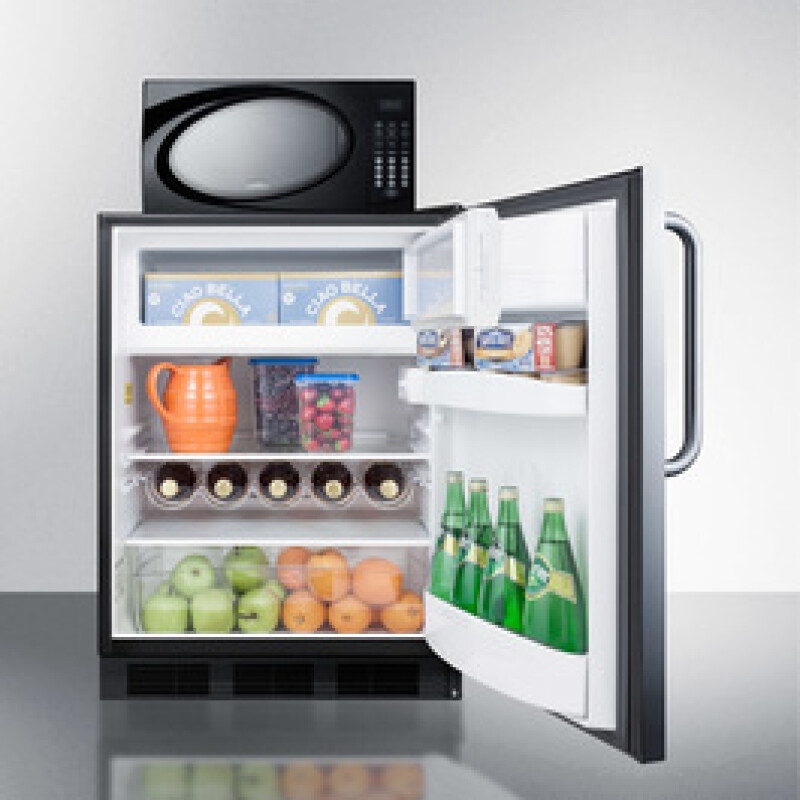 Microwave/Refrigerator-Freezer Combination MRF663BSSTB