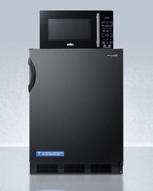 Microwave/Refrigerator-Freezer Combination with Allocator MRF66BKA