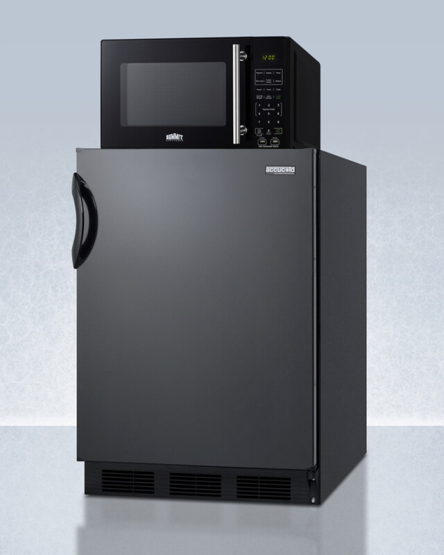 Microwave/Refrigerator-Freezer Combination with Allocator MRF66BKA