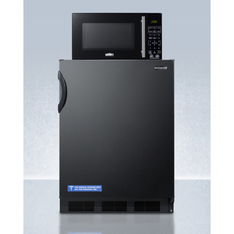 Microwave/Refrigerator-Freezer Combination with Allocator MRF66BKA