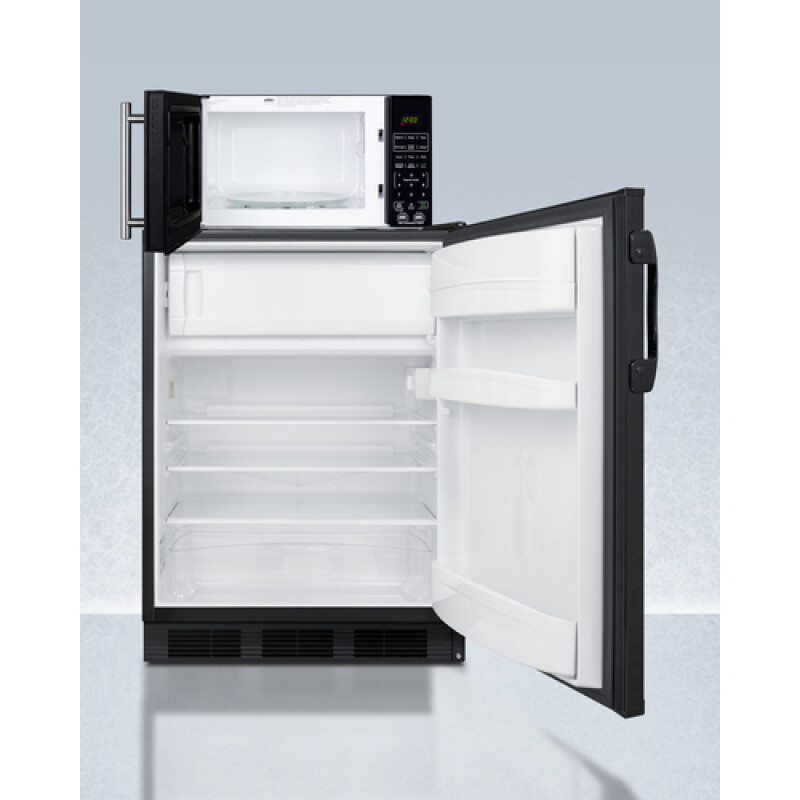 Microwave/Refrigerator-Freezer Combination with Allocator MRF66BKA
