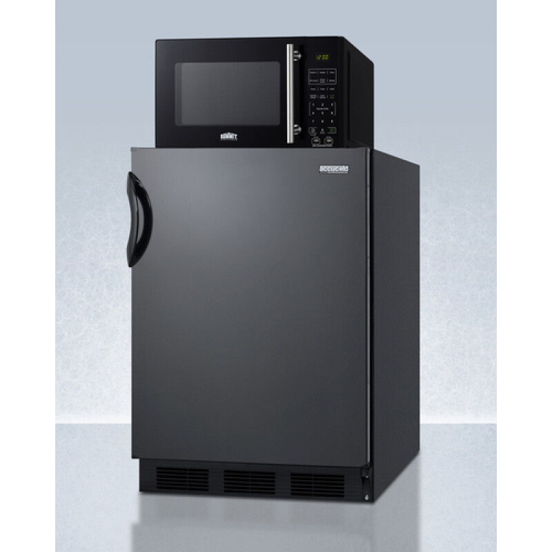 Microwave/Refrigerator-Freezer Combination with Allocator MRF66BKA