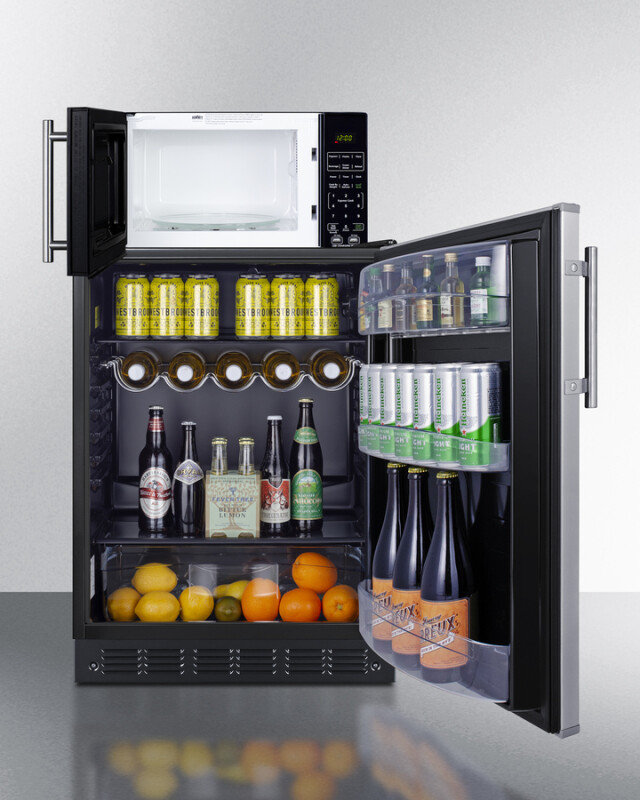 Microwave/Refrigerator Combination with Allocator MRF6BK2SSA