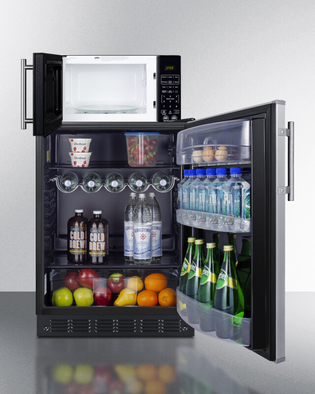 Microwave/Refrigerator Combination with Allocator MRF6BK2SSA