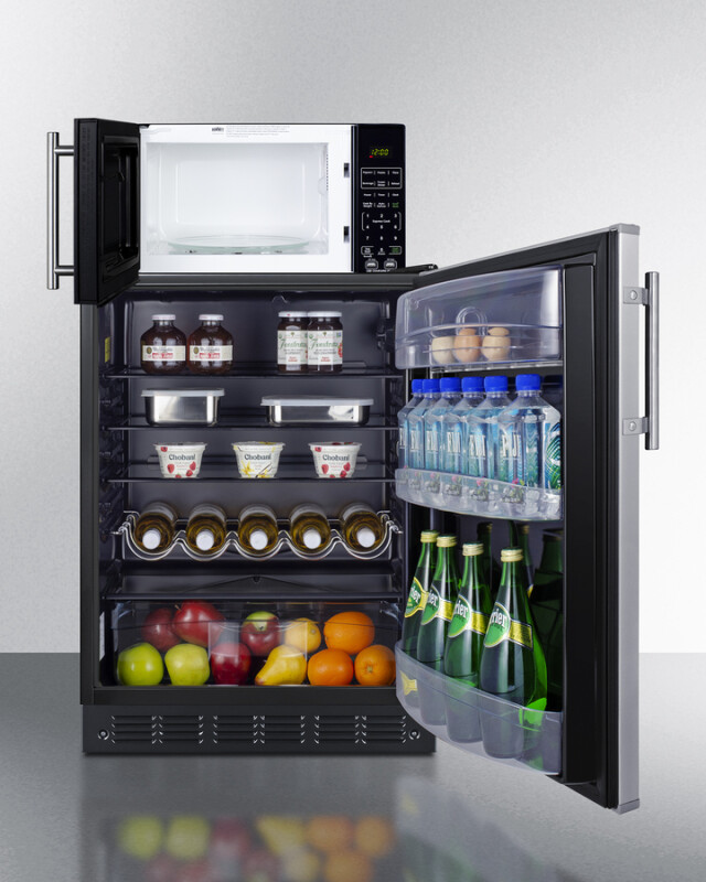 Microwave/Refrigerator Combination with Allocator MRF6BK2SSA