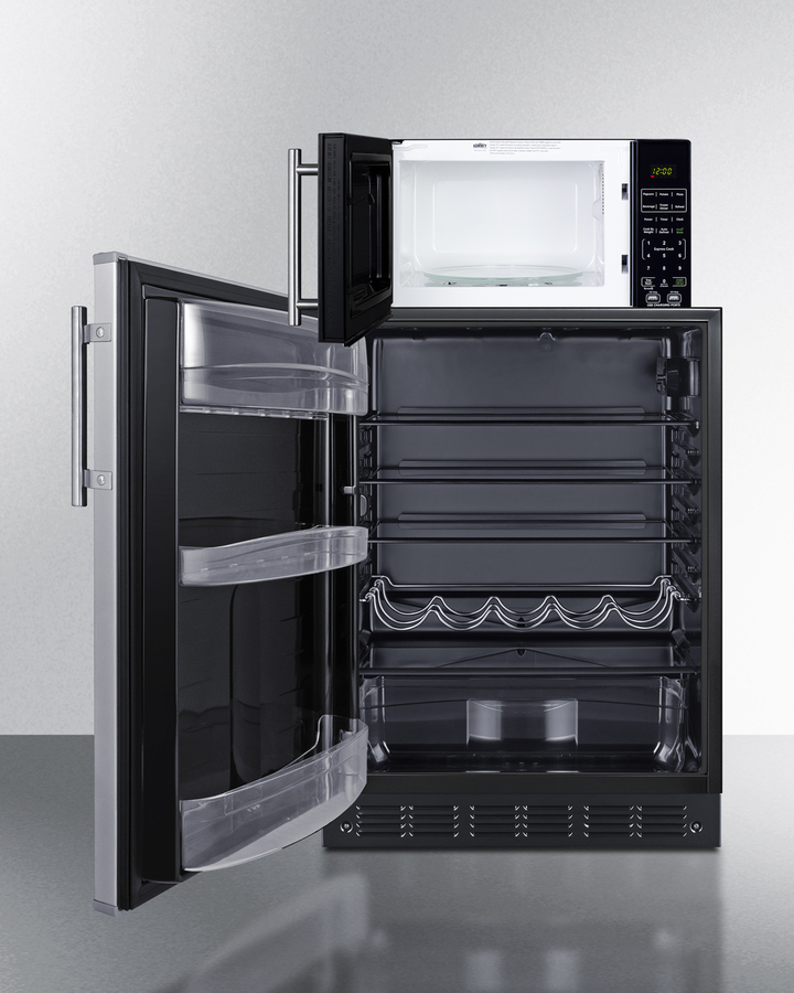 Refrigerator-Freezer & Microwave Combo MRF6BK2SSALHD
