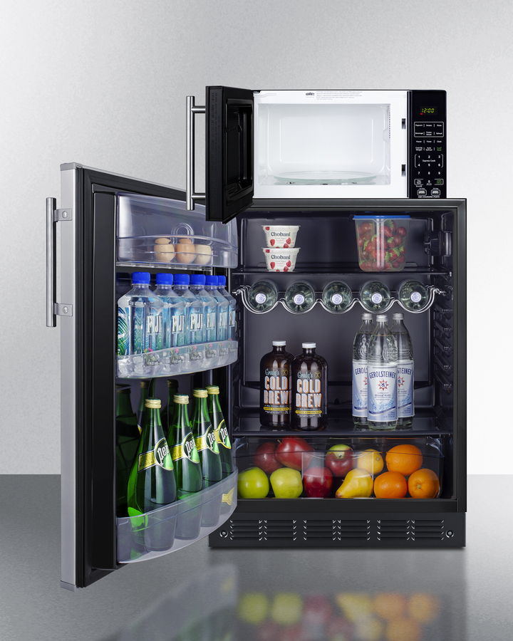 Refrigerator-Freezer & Microwave Combo MRF6BK2SSALHD