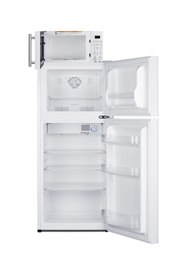 Microwave/Refrigerator-Freezer Combination with Allocator MRF712WA