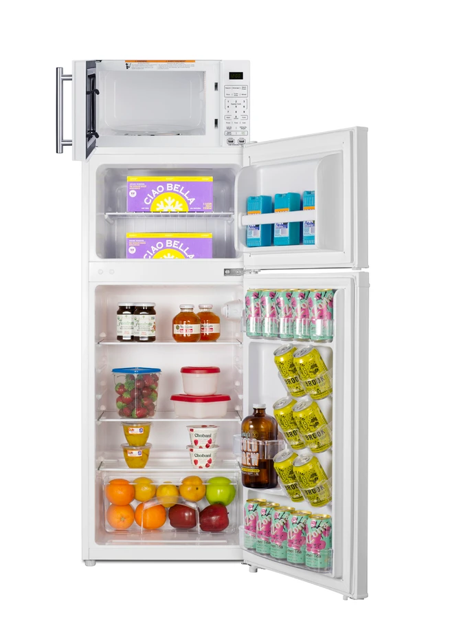Microwave/Refrigerator-Freezer Combination with Allocator MRF72WA