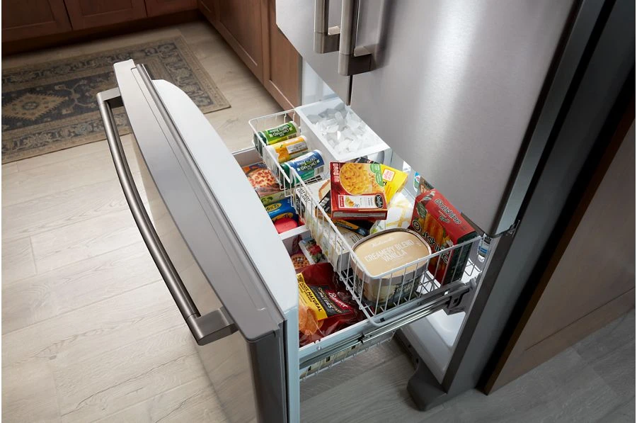36 Inch Wide French Door Bottom Mount Refrigerator with Max Cool Setting - 25 Cu. Ft. view 6