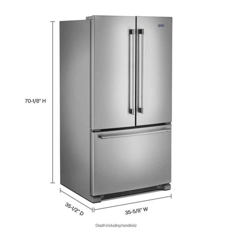 Buy Maytag 33-Inch Wide French Door Refrigerator with Water