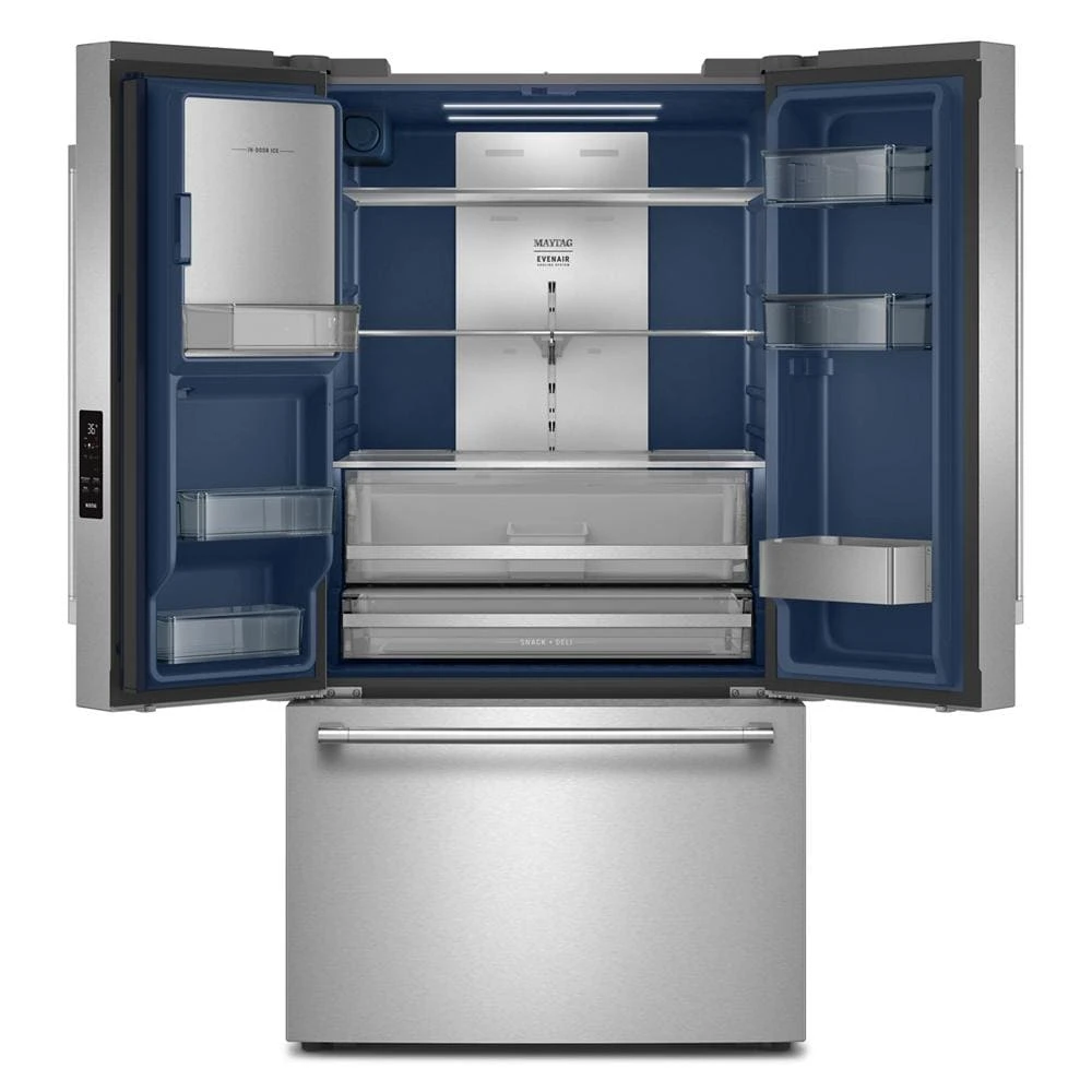 Maytag® 30 Cu. Ft. XL Capacity French Door Bottom Mount Refrigerator with In-Door-Ice® Dispensing System MRFF5336TZ