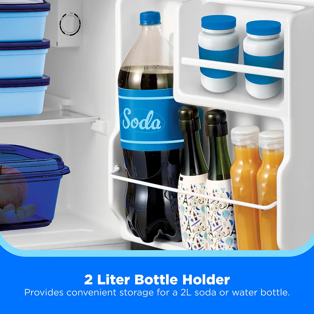 1.7 cu. ft. Single Door Compact Refrigerator (Black) MRM17S5BBB