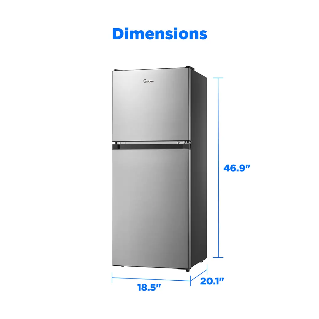 4.5 cu. ft. Compact Refrigerator with Freezer (Stainless Steel) MRM45D5BST
