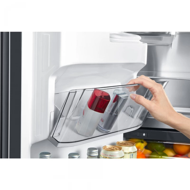 Smart 21.6-cu ft 4-Door Counter-Depth French Door Refrigerator with Dual Ice Maker (Stainless Steel) MRQ22D7AST