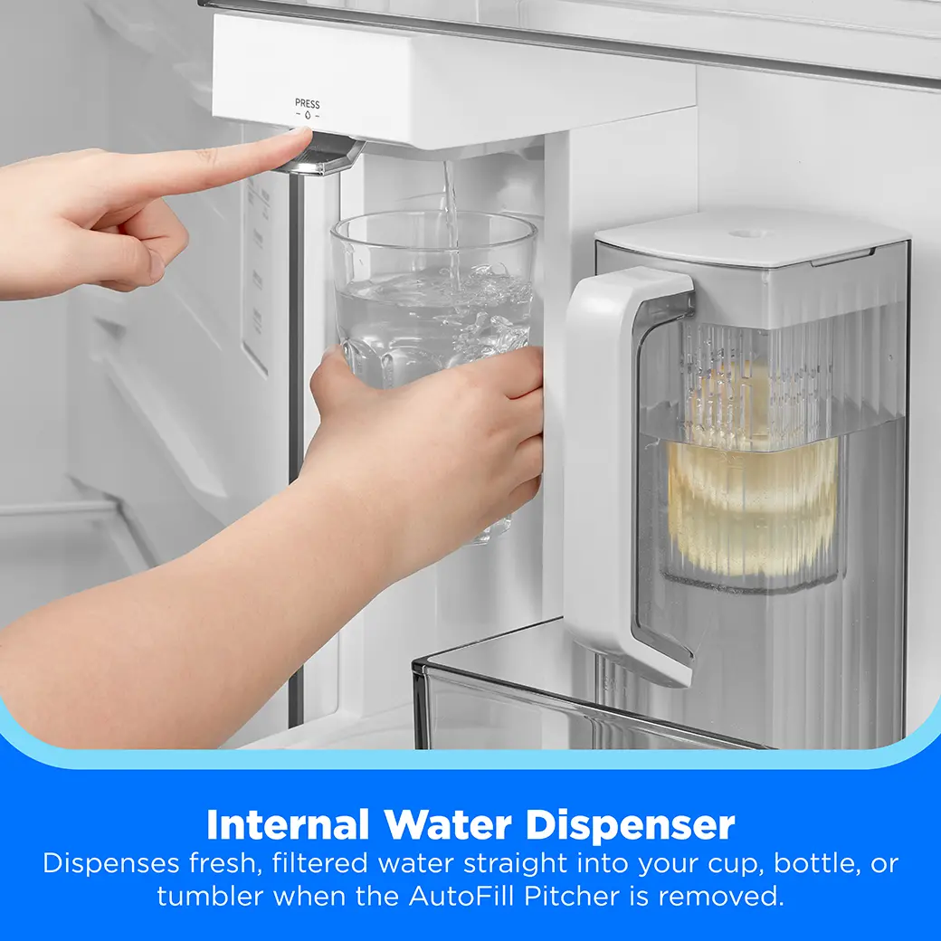 24.5 cu. ft. Counter-Depth Side-by-Side Refrigerator with AutoFill Water Pitcher MRS25I7BST