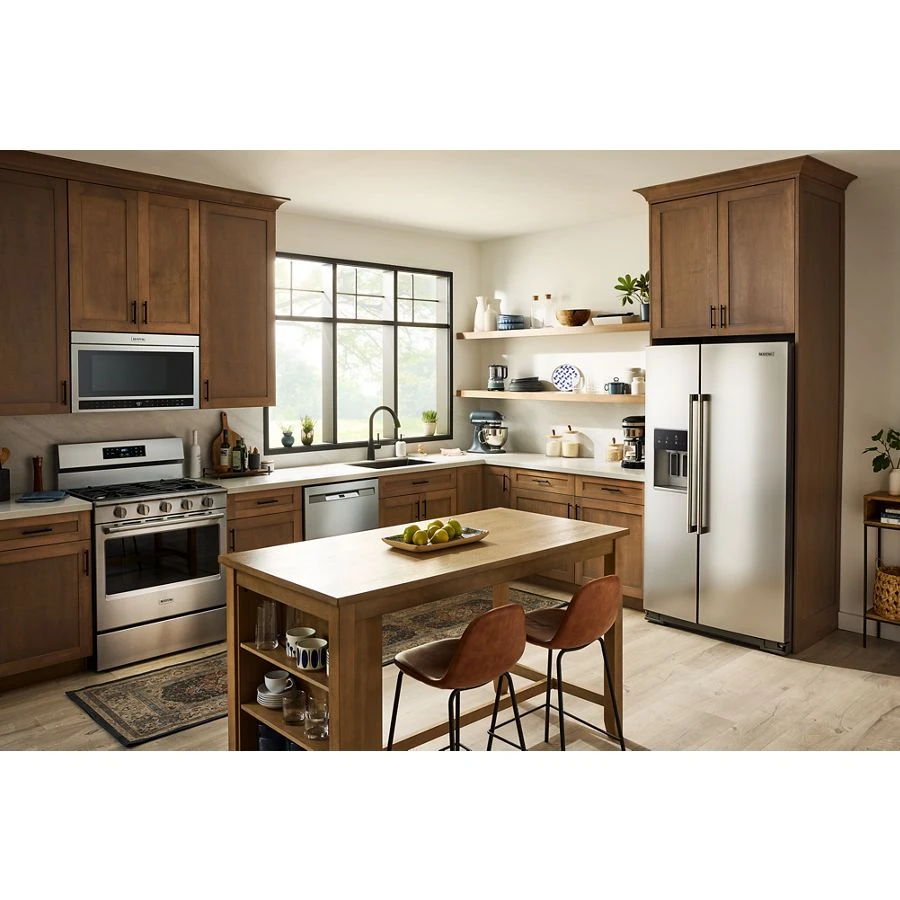 36-inch Wide Counter-depth Side-by-side Refrigerator With Arctic Blue Interior - 20.8 Cu. Ft. view 10