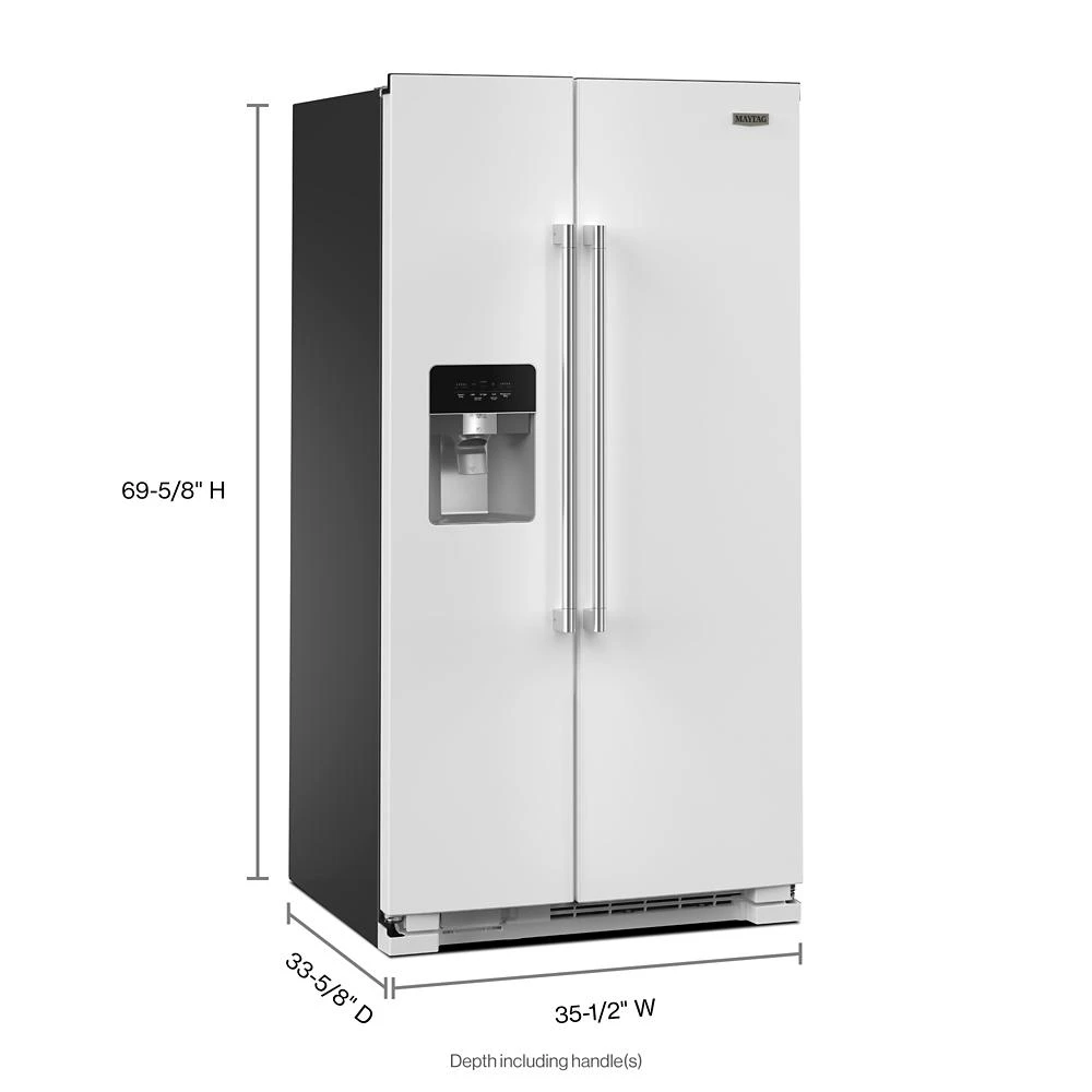 36-Inch Wide Side-by-Side Refrigerator - 25 Cu. Ft. view 16