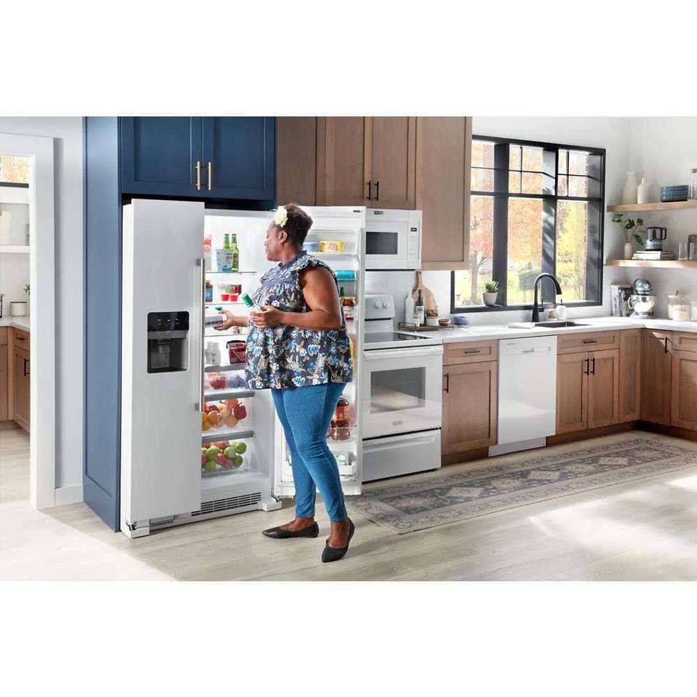 36-Inch Wide Side-by-Side Refrigerator - 25 Cu. Ft. view 3