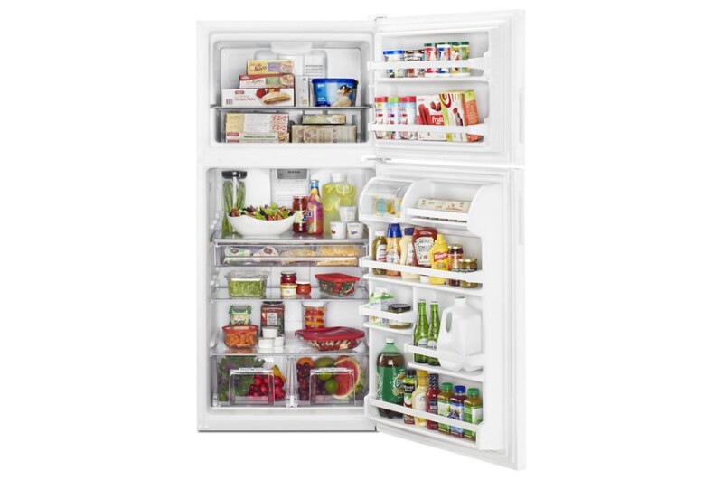 30-Inch Wide Top Freezer Refrigerator with PowerCold Feature- 18 Cu. Ft. MRT118FFFH