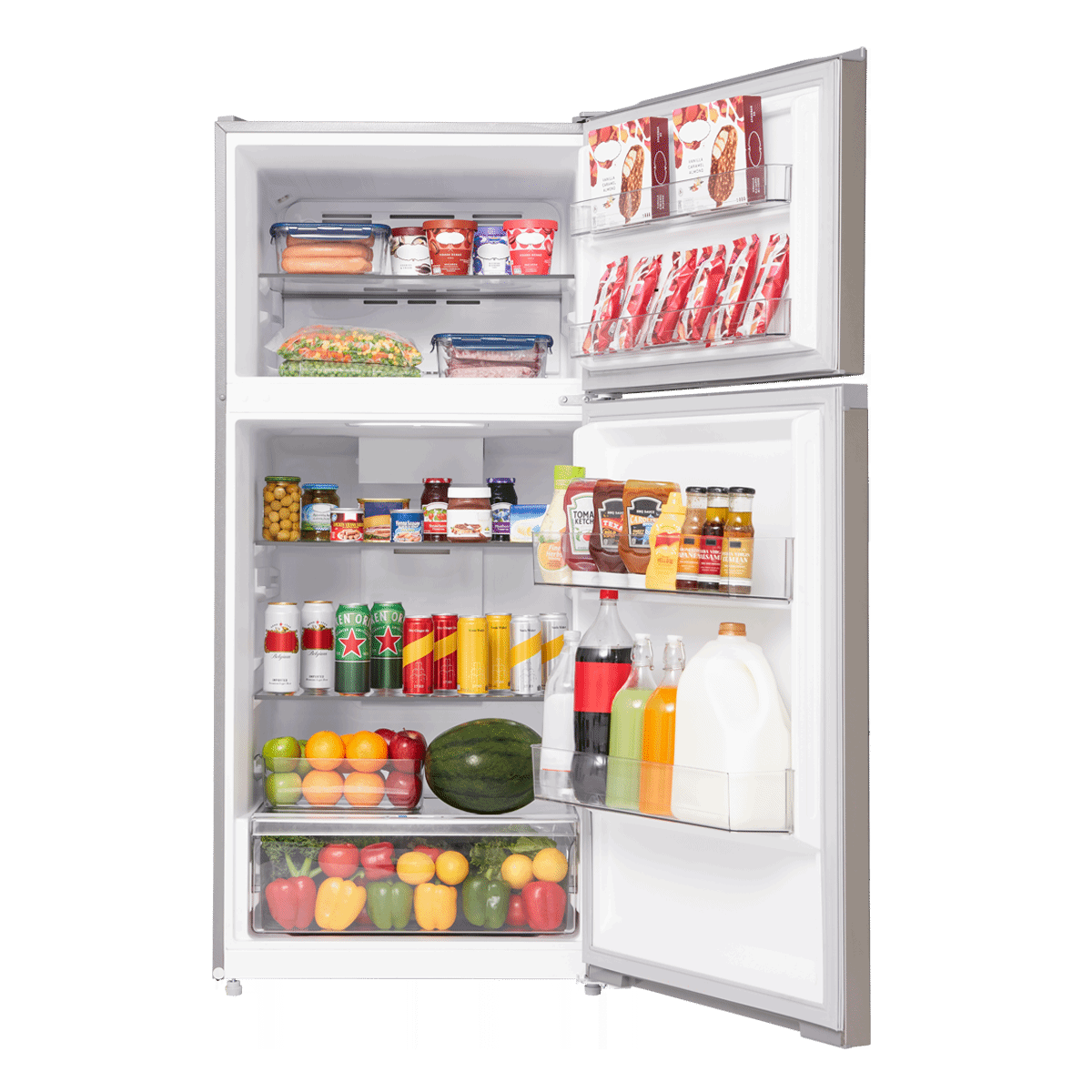 14 cu. ft. Garage Ready Top-Freezer Refrigerator (Stainless Steel) MRT14D2BST