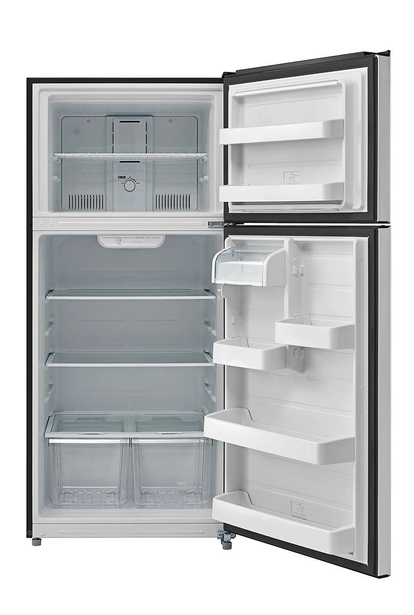 Midea 18 cu. ft. Counter-Depth Top-Freezer Refrigerator (Black) MRT18S3ABB